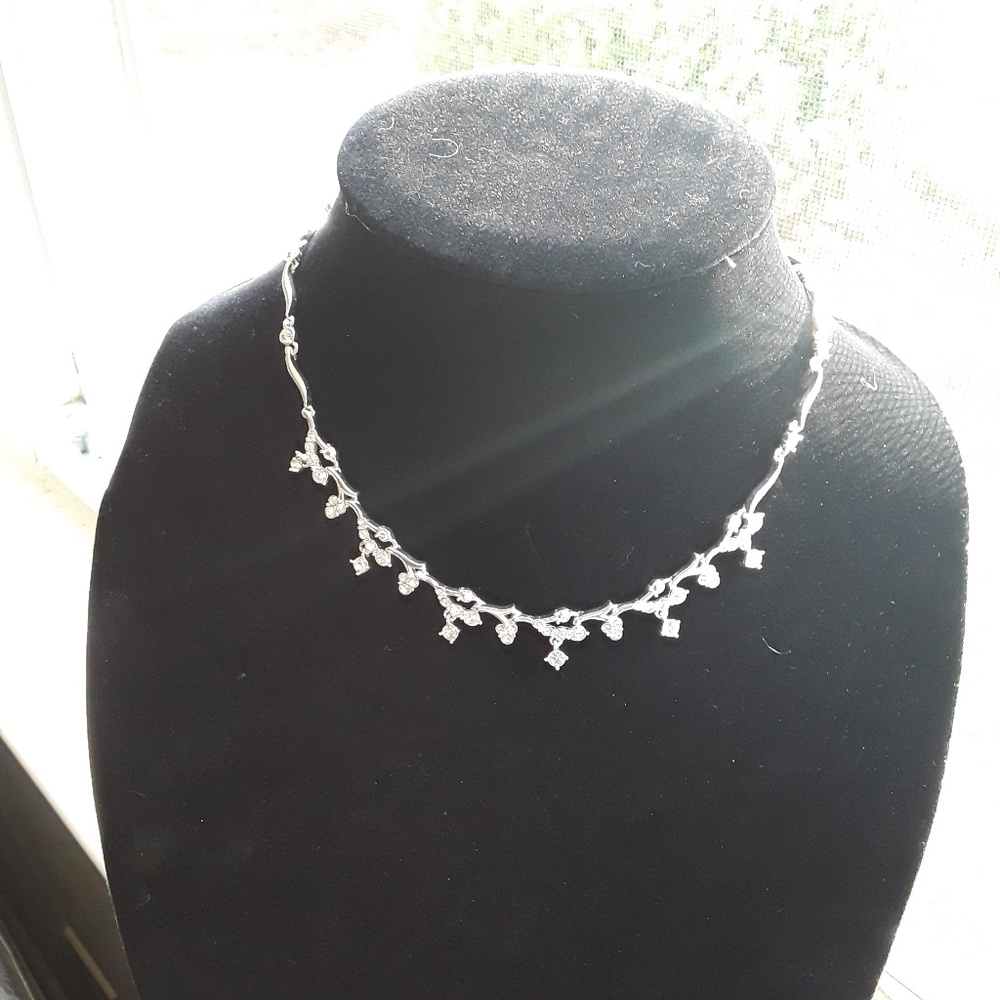 Trifari silver necklace
